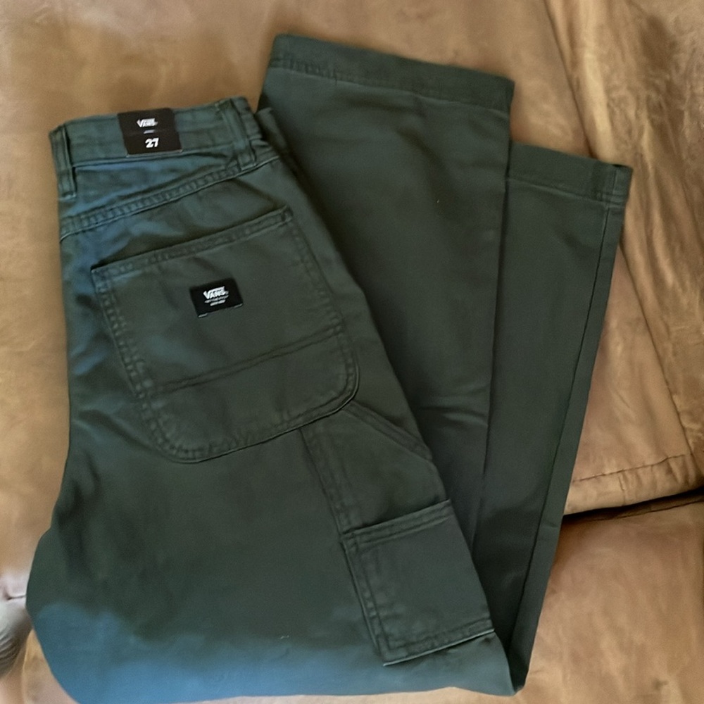 Vans dark green utility pants. Waist 27